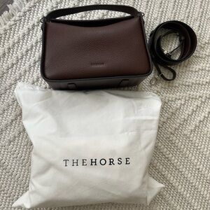 The Horse Clementine Bag in Coffee Pebbled Leather